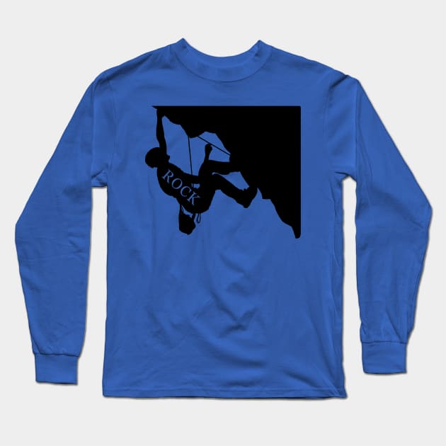 Rock Climber Long Sleeve T-Shirt by TheWanderingFools